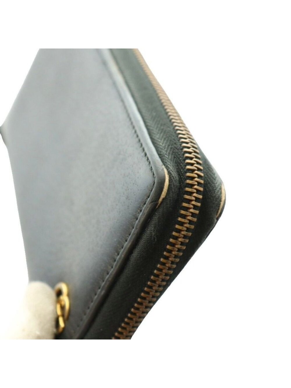 Gucci GG Marmont Zip Around Wallet Leather Logo Black - Picture 9 of 9